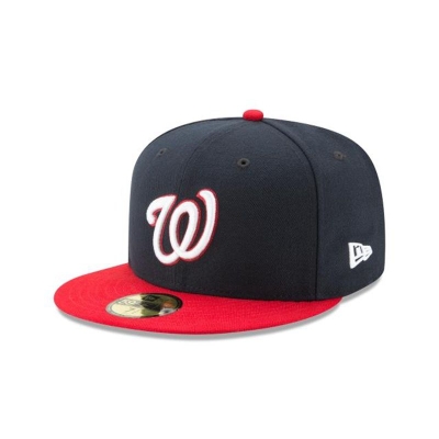 Sapca New Era Washington Nationals MLB Authentic Collection 59FIFTY Fitted - Albastri